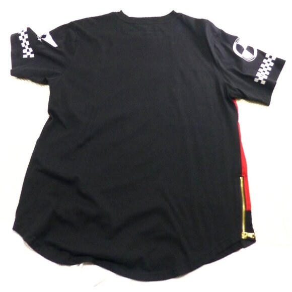Grand Prix Racing Bull Graphic T-Shirt By Contender XL Red/Black Gold Details Zi - Picture 11 of 11